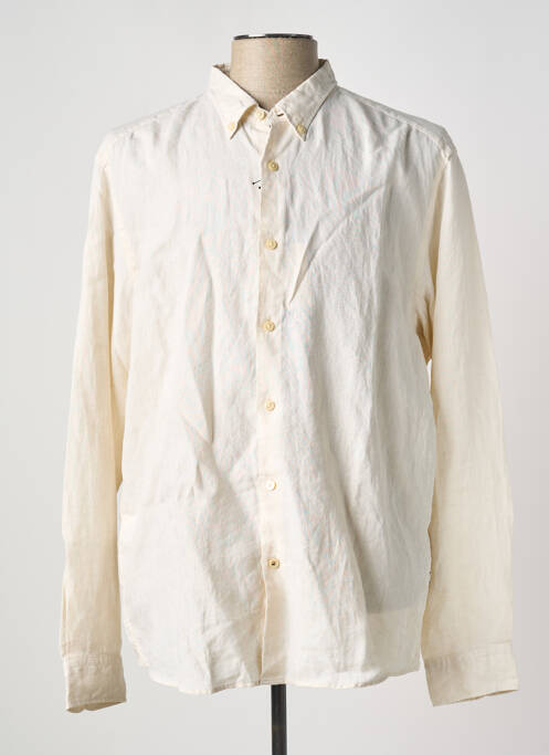 Cămașă cu mâneci lungi bej HUGO BOSS bărbat