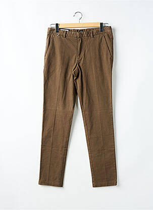 Pantalon chino închidere cu fermoar sub clapetă cu cârlig mărime normală verde HUGO BOSS bărbat