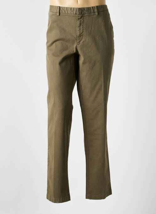 Pantalon chino închidere cu fermoar sub clapetă cu cârlig mărime normală verde HUGO BOSS homme