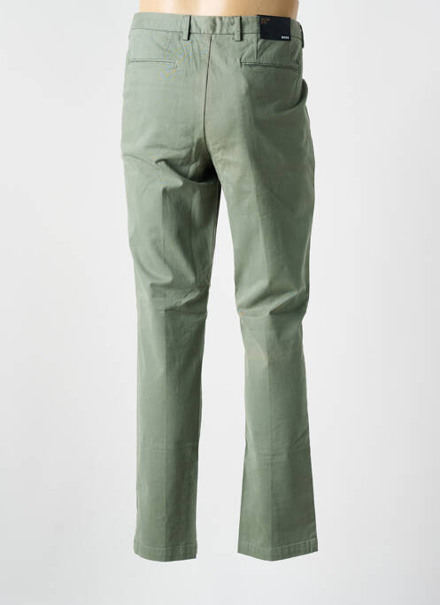 Pantalon chino închidere cu fermoar sub clapetă cu cârlig mărime normală verde HUGO BOSS homme