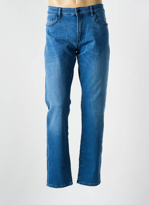 Blugi cu croială slim albastru HUGO BOSS bărbat