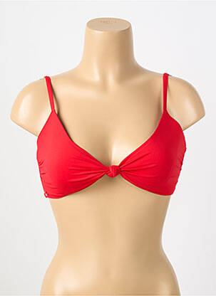 Sutien de costum de baie roșu LACOSTE femeie