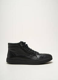 Adidași închidere cu fermoar și șireturi vârf rotund negru HUGO BOSS bărbat
