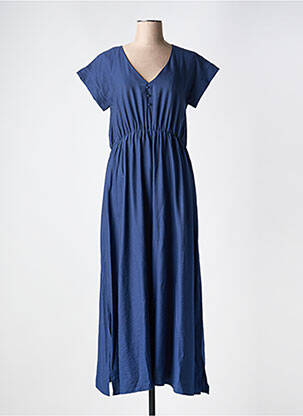 Rochie lungă albastru C'EST BEAU LA VIE femeie