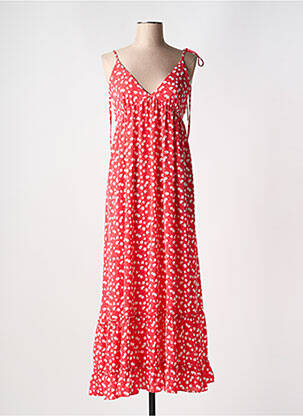 Rochie lungă roșu IN APRIL 1986 femeie