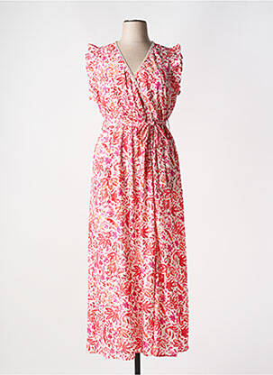 Rochie lungă roz BY ONE femeie