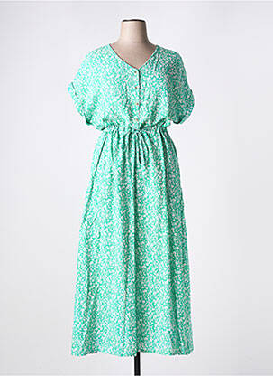 Rochie lungă verde C'EST BEAU LA VIE femeie