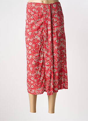 Fustă midi roșu C'EST BEAU LA VIE femeie