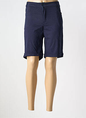 Bermudă albastru închis WORLD FASHION femeie