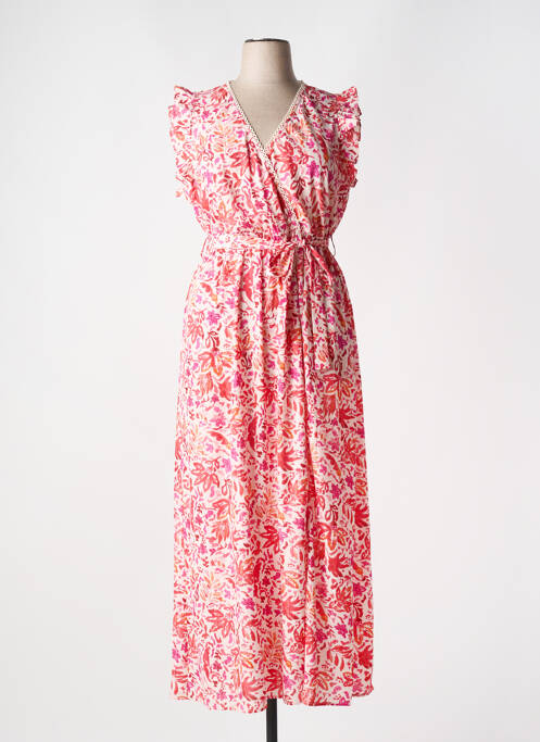 Rochie lungă roz BY ONE femeie