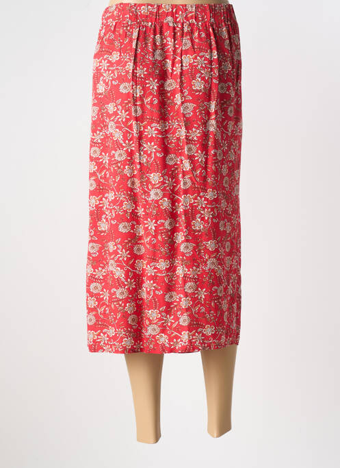 Fustă midi roșu C'EST BEAU LA VIE femeie