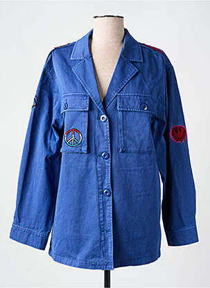 Jachete casual guler tip costum albastru FREEMAN T.PORTER femeie