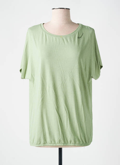 Tricou elasticitate mâneci scurte verde RAGWEAR femme