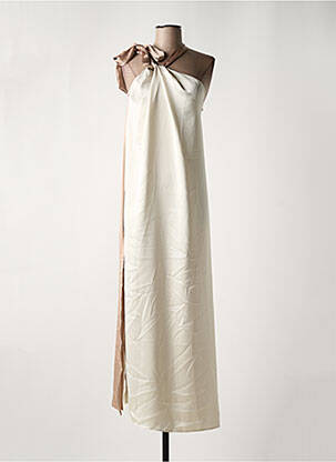 Rochie lungă bej IMPERIAL femeie