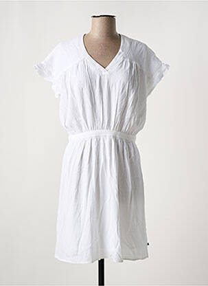 Rochie midi mâneci scurte mâneci scurte alb LE TEMPS DES CERISES femeie