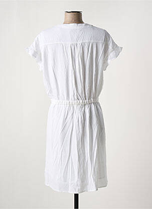 Rochie midi mâneci scurte mâneci scurte alb LE TEMPS DES CERISES femeie
