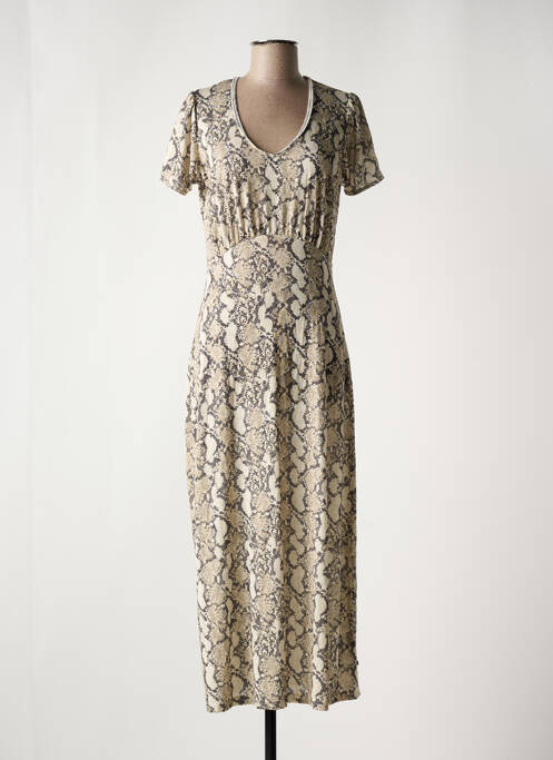 Rochie lungă bej LE TEMPS DES CERISES femeie