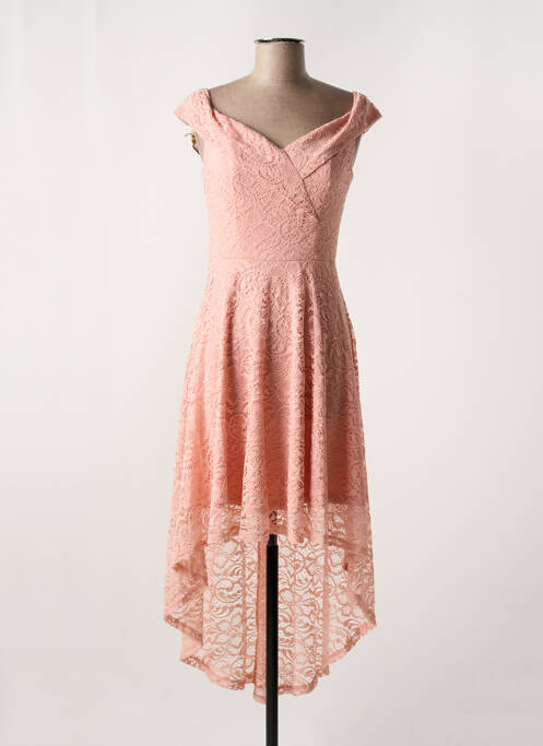 Rochie midi roz H.R HOMRAIN femeie