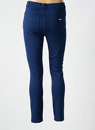 Pantalon slim talie înaltă talie înaltă albastru LIU JO femeie