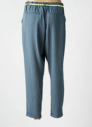 Pantalon chino buzunare talie înaltă verde PLEASE femeie