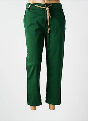 Pantalon 7/8 elasticitate mărime normală verde PLEASE femeie