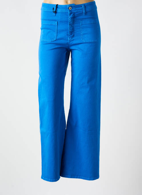 Blugi cu croială evazată albastru PLEASE femeie