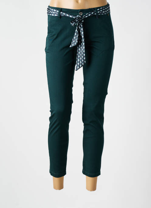 Pantalon chino verde FREEMAN T.PORTER femeie