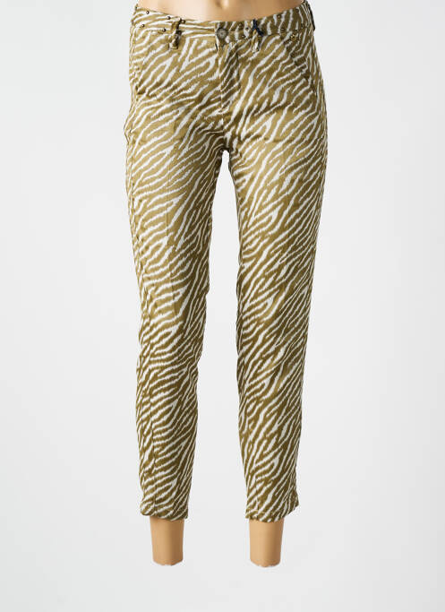 Pantalon chino verde FREEMAN T.PORTER femeie