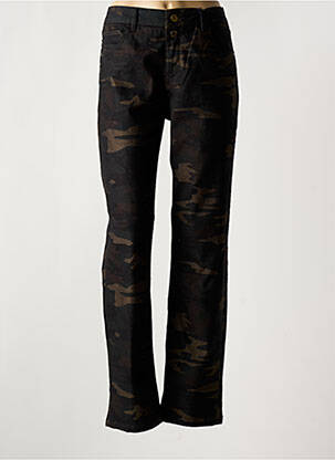 Blugi cu croială dreaptă maro FREEMAN T.PORTER femeie