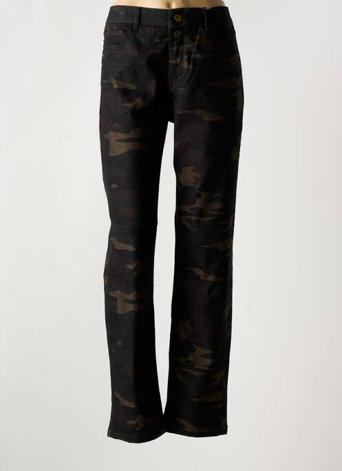 Blugi cu croială dreaptă maro FREEMAN T.PORTER femeie