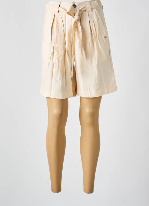 Bermudă închidere cu fermoar sub clapetă cu nasturi bej RAGWEAR femme