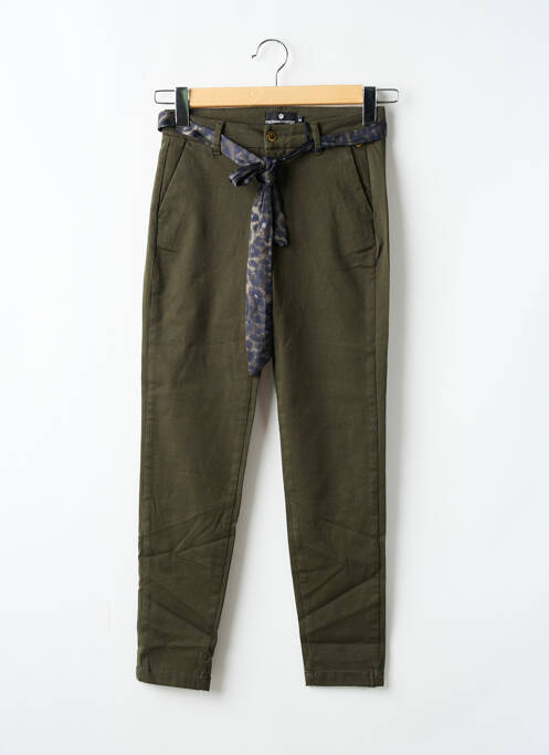Pantalon chino verde FREEMAN T.PORTER femeie