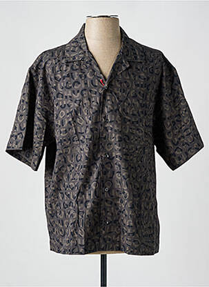 Cămașă cu mâneci scurte maro HUGO bărbat