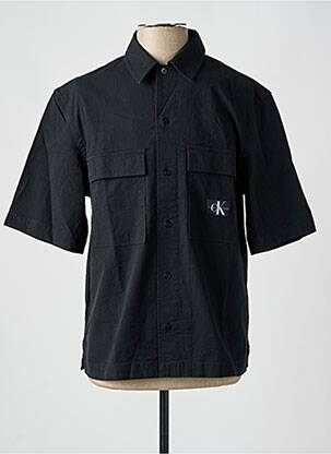 Cămașă cu mâneci scurte negru CALVIN KLEIN bărbat