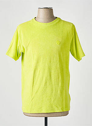 Tricou croială dreaptă mâneci scurte galben JOTT (JUST OVER THE TOP) bărbat