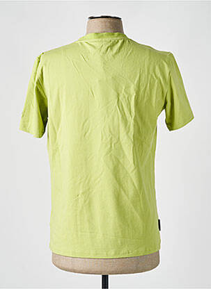Tricou croială dreaptă mâneci scurte verde DOUBLEHOOD bărbat