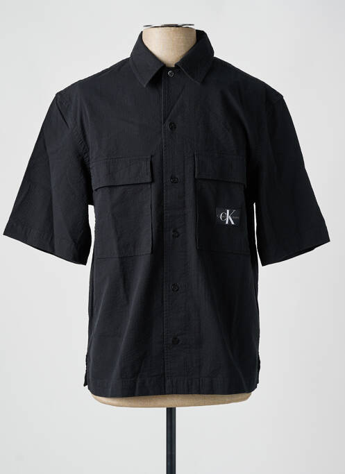 Cămașă cu mâneci scurte negru CALVIN KLEIN bărbat