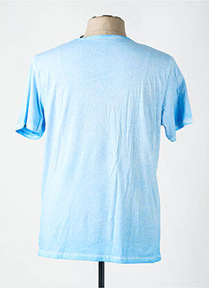 Tricou croială dreaptă mâneci scurte albastru BENSON & CHERRY bărbat