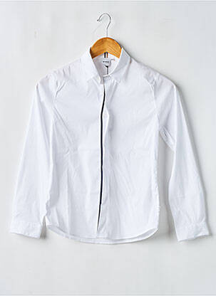 Cămașă cu mâneci scurte alb HUGO BOSS băiat