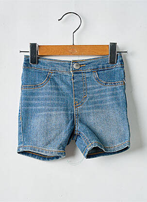 Șort croială dreaptă talie elastică albastru LEVI'S fată