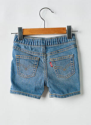 Șort croială dreaptă talie elastică albastru LEVI'S fată