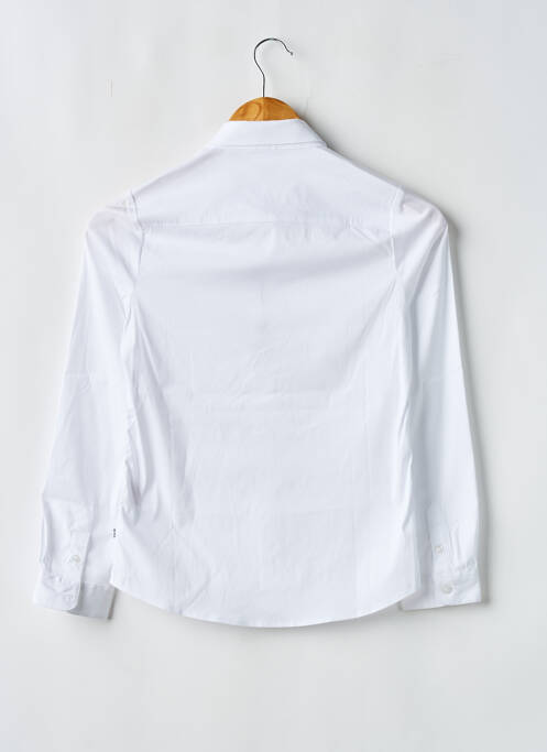 Cămașă cu mâneci scurte alb HUGO BOSS băiat