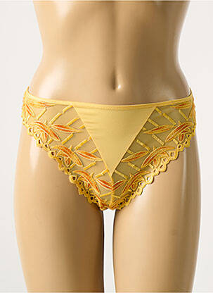 Tanga elasticitate galben SIMONE PERELE femme