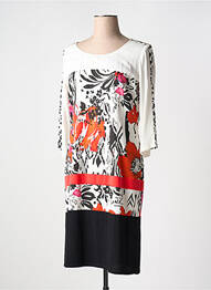 Rochie midi mâneci 3/4 mâneci 3/4 alb PAUSE CAFE femme