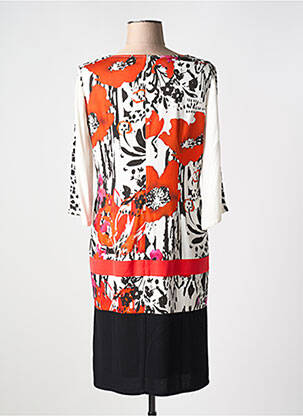 Rochie midi mâneci 3/4 mâneci 3/4 alb PAUSE CAFE femeie
