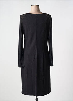 Rochie midi mâneci lungi mâneci lungi negru PAUSE CAFE femeie