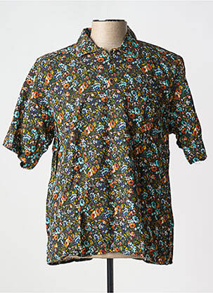 Cămașă cu mâneci scurte verde C17 bărbat