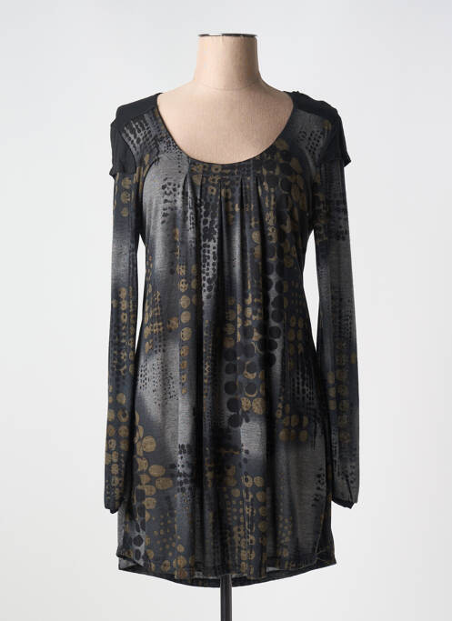 Tunică mâneci lungi negru LAUREN VIDAL femeie