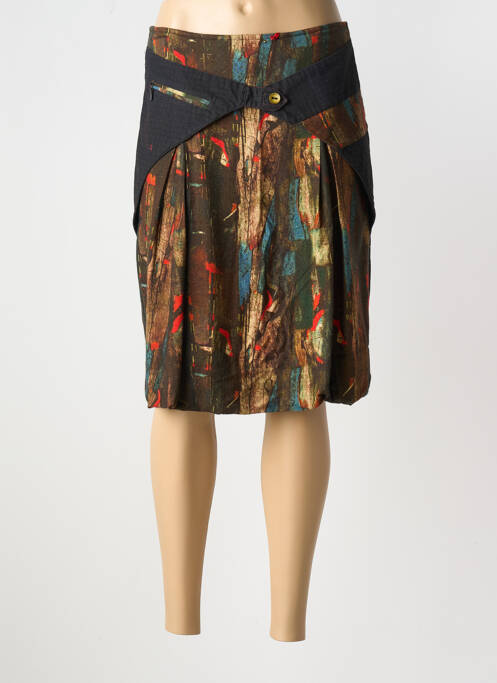 Fustă midi negru AVENTURES DES TOILES femeie