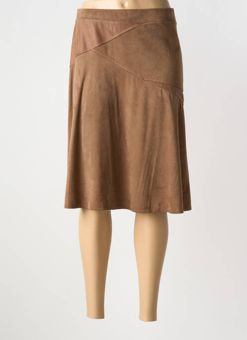 Fustă midi maro HALOGENE femeie